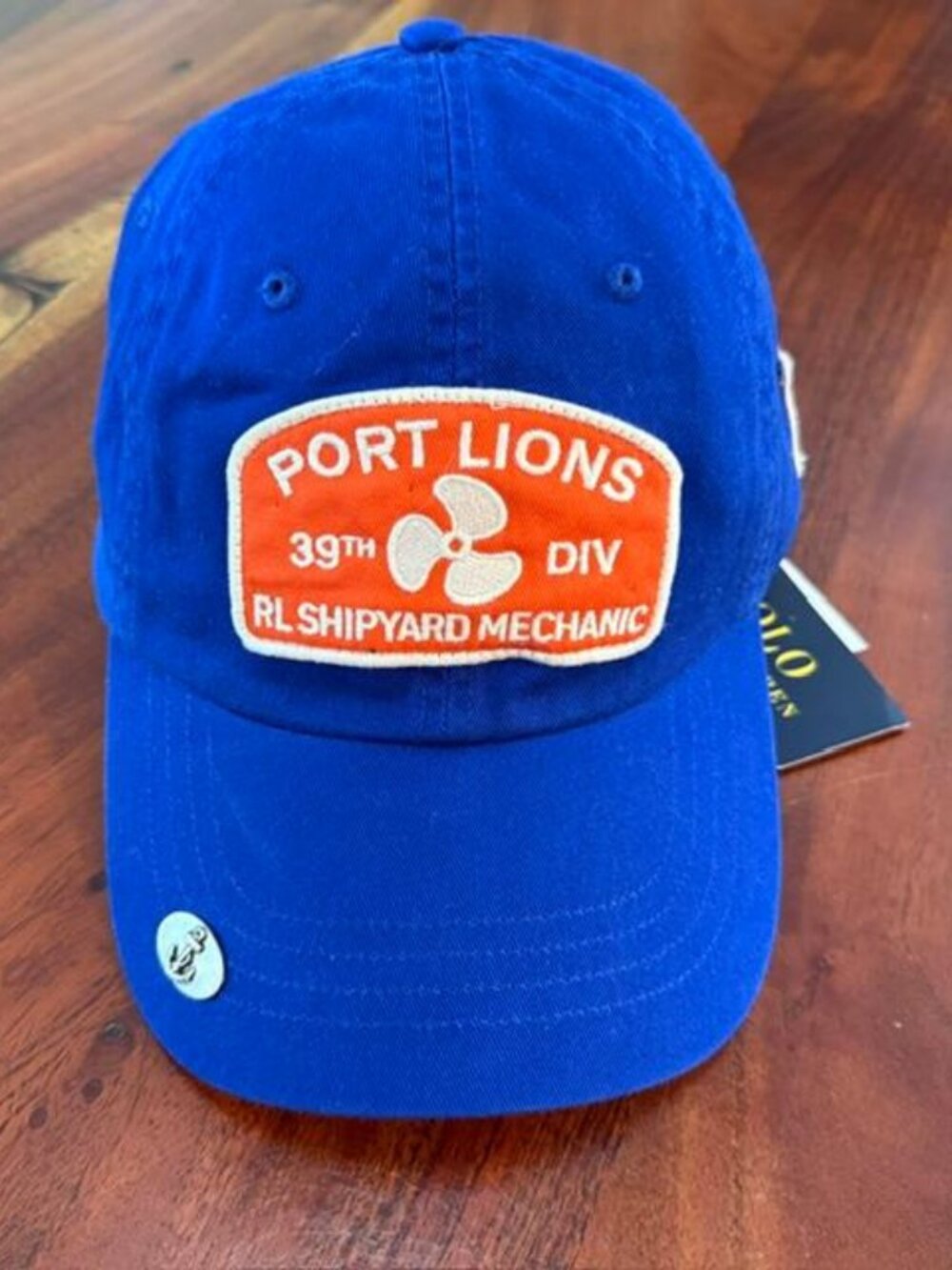 NWT 1 OF 1 POLO RALPH LAUREN PORT LIONS 39th DIV SHIPYARD USRL 67 NAUTICAL CAP